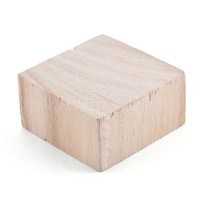 Unfinished Natural Wood Block WOOD-T031-01-1