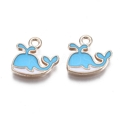 Alloy Enamel Charms ENAM-S115-037D-1