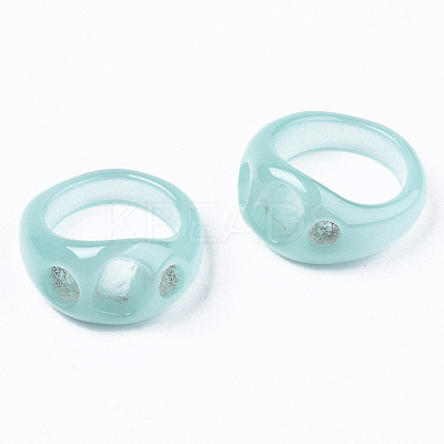 Resin Finger Rings RJEW-N033-008-C01-1