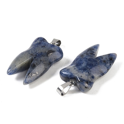 Natural Sodalite Pendants G-G115-01E-1