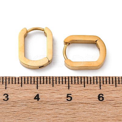 304 Stainless Steel Huggie Hoop Earrings X-STAS-H156-11B-G-1