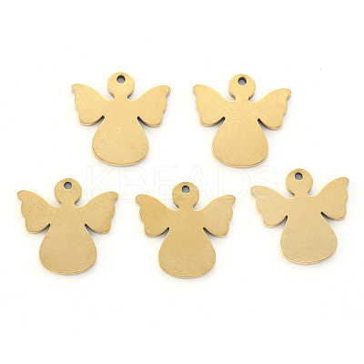 PVD Vacuum Plating 304 Stainless Steel Charms X-STAS-N092-10G-1
