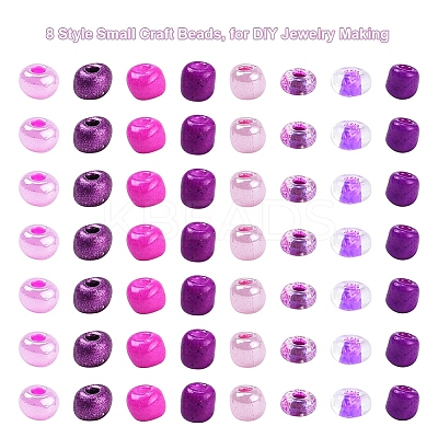 8 Style 6/0 Glass Round Seed Beads SEED-YW0001-39C-1
