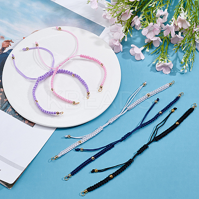 Braided Nylon Bracelet Making AJEW-PH0001-18-1