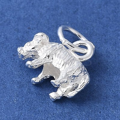 925 Sterling Silver 3D Chinese Zodiac Charms STER-P066-01S-02-1