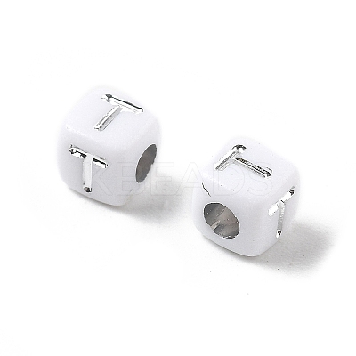 Opaque Acrylic Beads OACR-D282-06T-1
