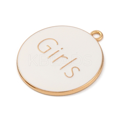 Alloy Enamel Pendants ENAM-M009-02C-01G-1