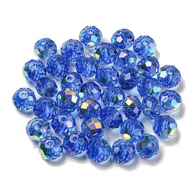 Electroplate Glass Beads EGLA-Z004-01B-11-1