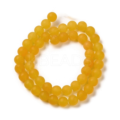 Natural Dyed White Jade Beads Strands G-M402-B01-01-1