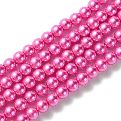 Grade A Glass Pearl Beads HY-J001-4mm-HX026-1