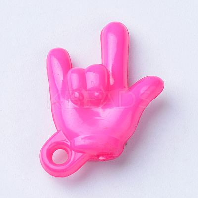 Opaque Acrylic ASL Pendants X-SACR-S202-23-1