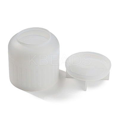 Stripe Pattern Column Candle Jar Molds LS-DIY-K073-04-1