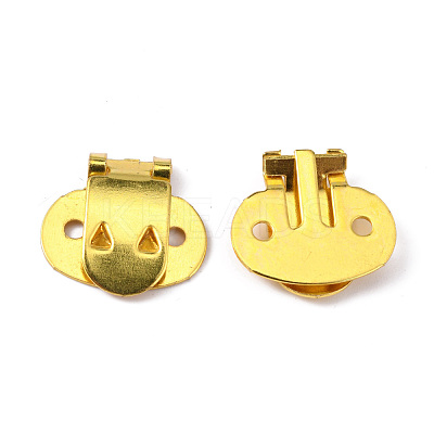 Iron Flat Blank Shoe Clips IFIN-WH0072-01A-G-1
