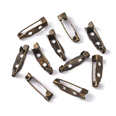 Antique Bronze Platinum Iron Pin Backs Brooch Safety Pin Findings X-IFIN-E035Y-AB-1