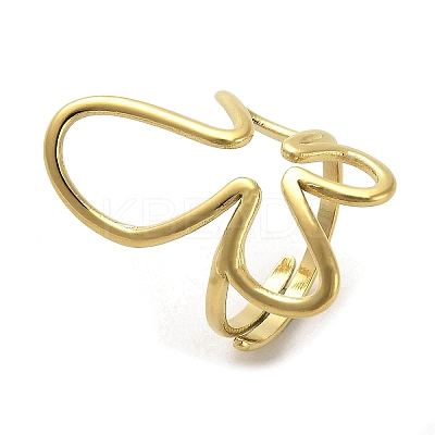 Golden 304 Stainless Steel Adjustable Rings RJEW-C036-02A-G-1