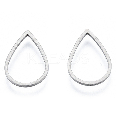 Non-Tarnish 201 Stainless Steel Linking Rings STAS-N090-T07-1-1