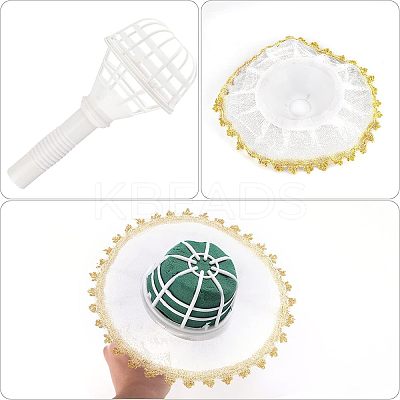Lace Bouquet Collar AJEW-NB0003-12B-1