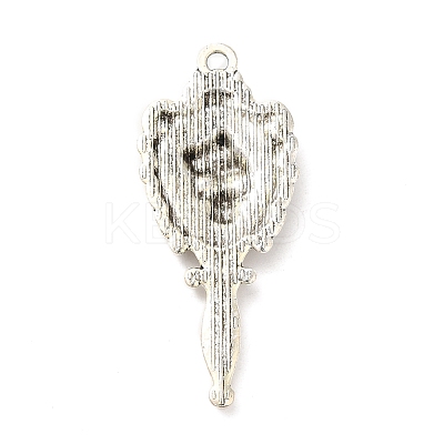 Tibetan Style Alloy Pendant PALLOY-Q450-02AS-1