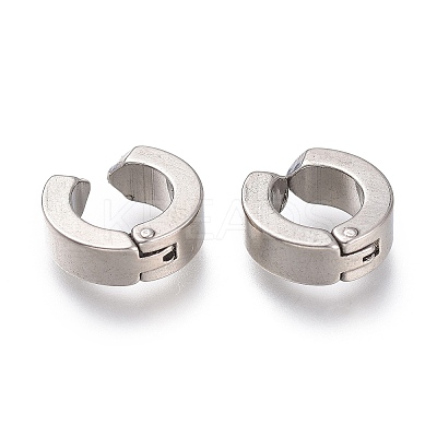 Tarnish Resistant 303 Stainless Steel Cuff Earrings EJEW-F262-01B-P-1
