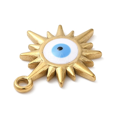 Real 18K Gold Plated 304 Stainless Steel Pendants STAS-A084-23G-01-1