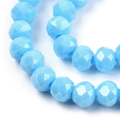 Electroplate Glass Beads Strands LS-EGLA-A034-P6mm-A06-1
