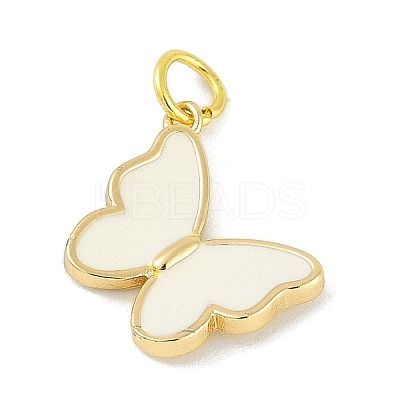 Brass Enamel Pendants KK-B114-16G-01-1