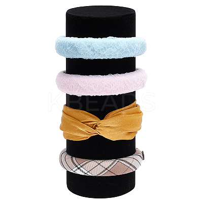 Velveteen Hairband Display Stands ODIS-WH0038-285B-1