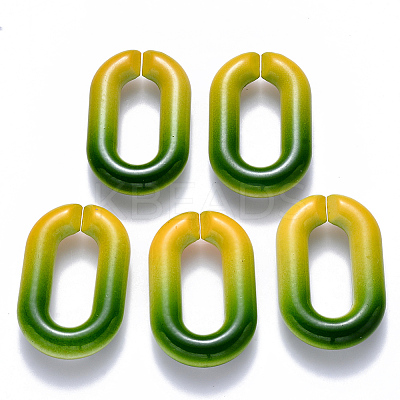 Two Tone Opaque Acrylic Linking Rings OACR-S036-006A-M05-1