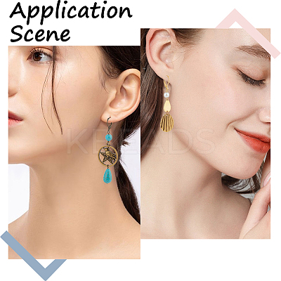 200Pcs 5 Colors Brass Leverback Earring Findings KK-SP0001-01-1