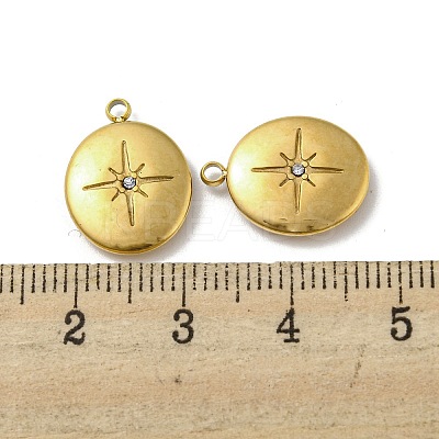 304 Stainless Steel Pendants STAS-L022-051G-1