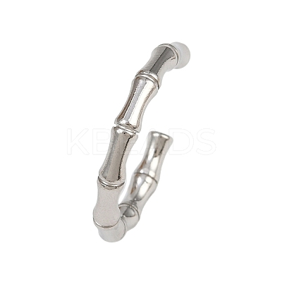 304 Stainless Steel Cuff Rings for Women RJEW-G361-01P-1