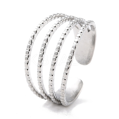 Tarnish Resistant 304 Stainless Steel Finger Rings RJEW-L102-16P-1