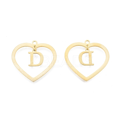 201 Stainless Steel Pendants STAS-N090-LA894-D-G-1