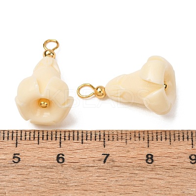 Dyed Synthetic Coral Pendants GG-CBAC295-02G-03-1