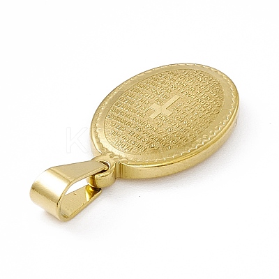 PVD Vacuum Plating 304 Stainless Steel Pendants STAS-P315-12A-G-1