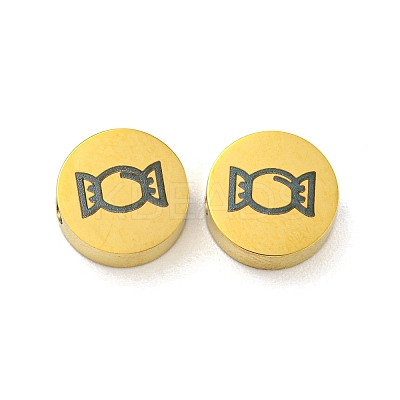 Halloween Theme 304 Stainless Steel Beads STAS-M069-01M-G-1
