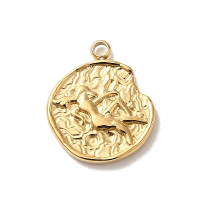 304 Stainless Steel Pendants STAS-B074-08G-08-1