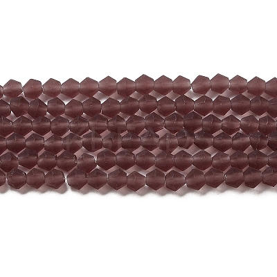 Imitate Austrian Crystal Frosted Glass Beads Strands EGLA-A039-T3mm-MD05-1