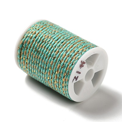 4-Ply Polycotton Cord with Metallic Thread OCOR-Z003-D109-1