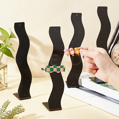 Plastic Hair Clip Displays LS-AJEW-WH00245-25A-1