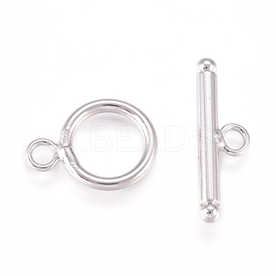 Brass Toggle Clasps KK-L189-23P-1