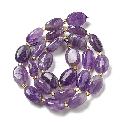 Natural Amethyst Beads Strands G-H005-A11-02-1