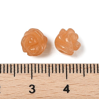 Natural Red Aventurine Beads G-O156-A-36-1