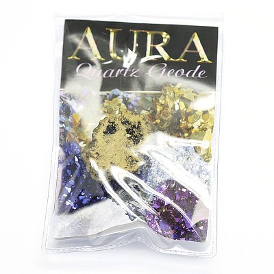 Electroplated Agate Display Decorations DJEW-G014-17D-1
