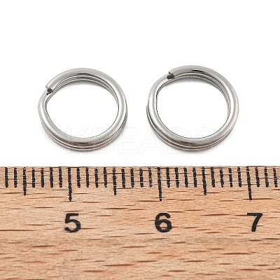 304 Stainless Steel Double Loops Jump Rings STAS-A111-03P-1