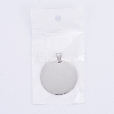 Tarnish Resistant 304 Stainless Steel Pendants STAS-I140-16S-1