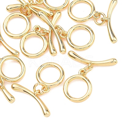 SHEGRACE Brass Toggle Clasps XGRQ2C236-399G-1