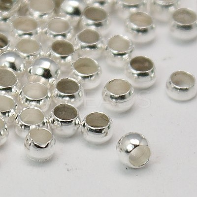 Cadmium Free & Nickel Free & Lead Free Rondelle Brass Crimp Beads J0JMN022-NR-1