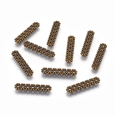 Tibetan Style Alloy Beads Spacers X-TIBEB-S034-AB-FF-1