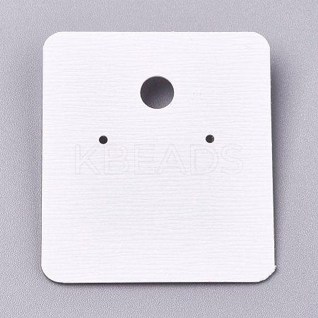 Plastic Jewelry Display Cards DIY-K032-04-1
